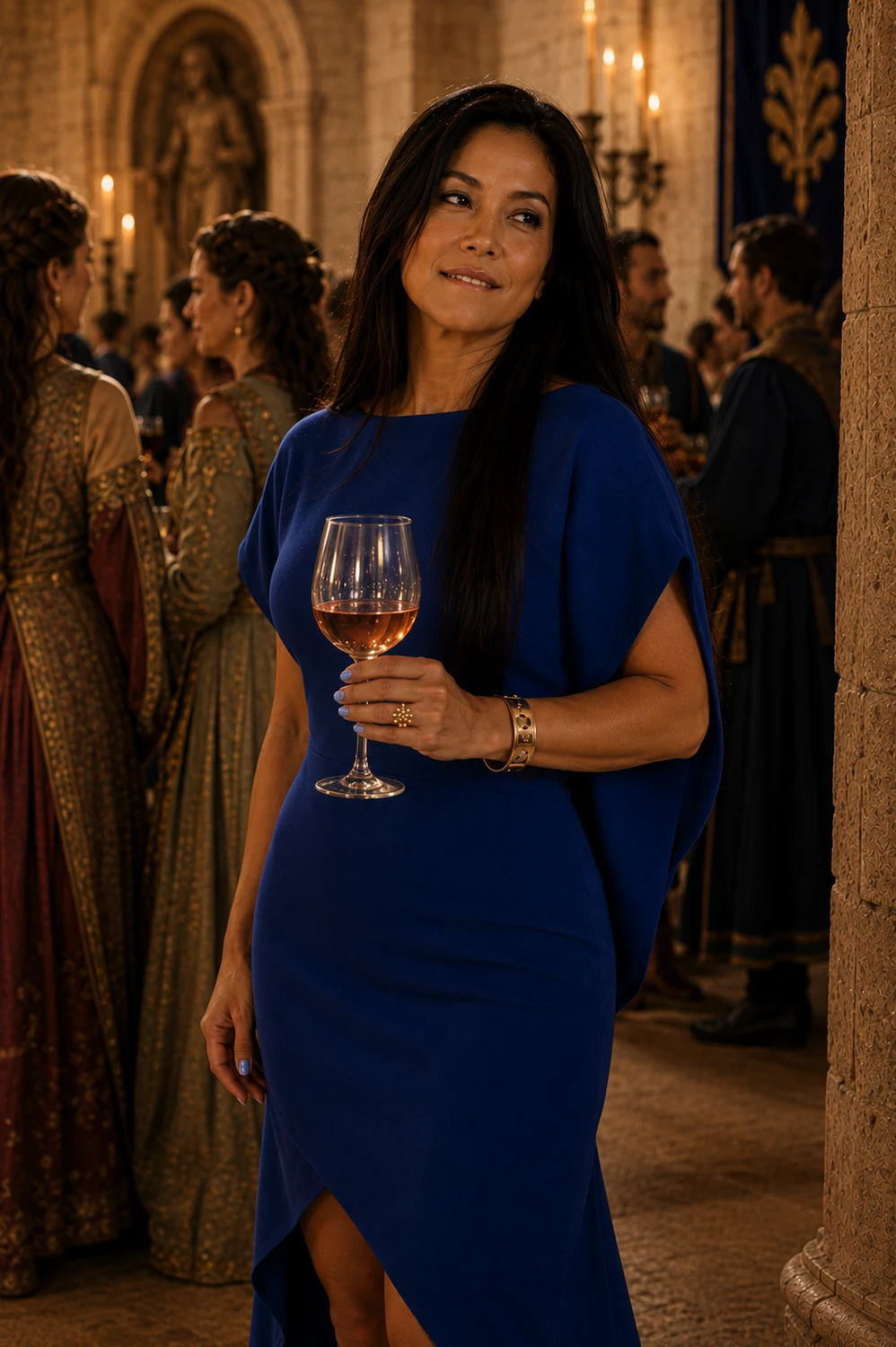 Portrait-style image of The Lily in a candid formal moment.