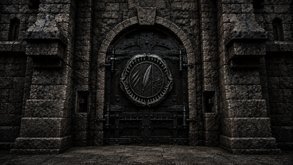 Fortress gate image representing the public threshold into the CWADM archive.